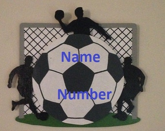 Soccer Player Wall Plaque