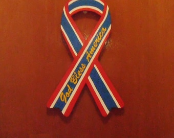 God Bless America Ribbon