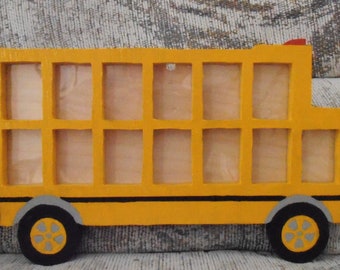 School Bus Picture Frame