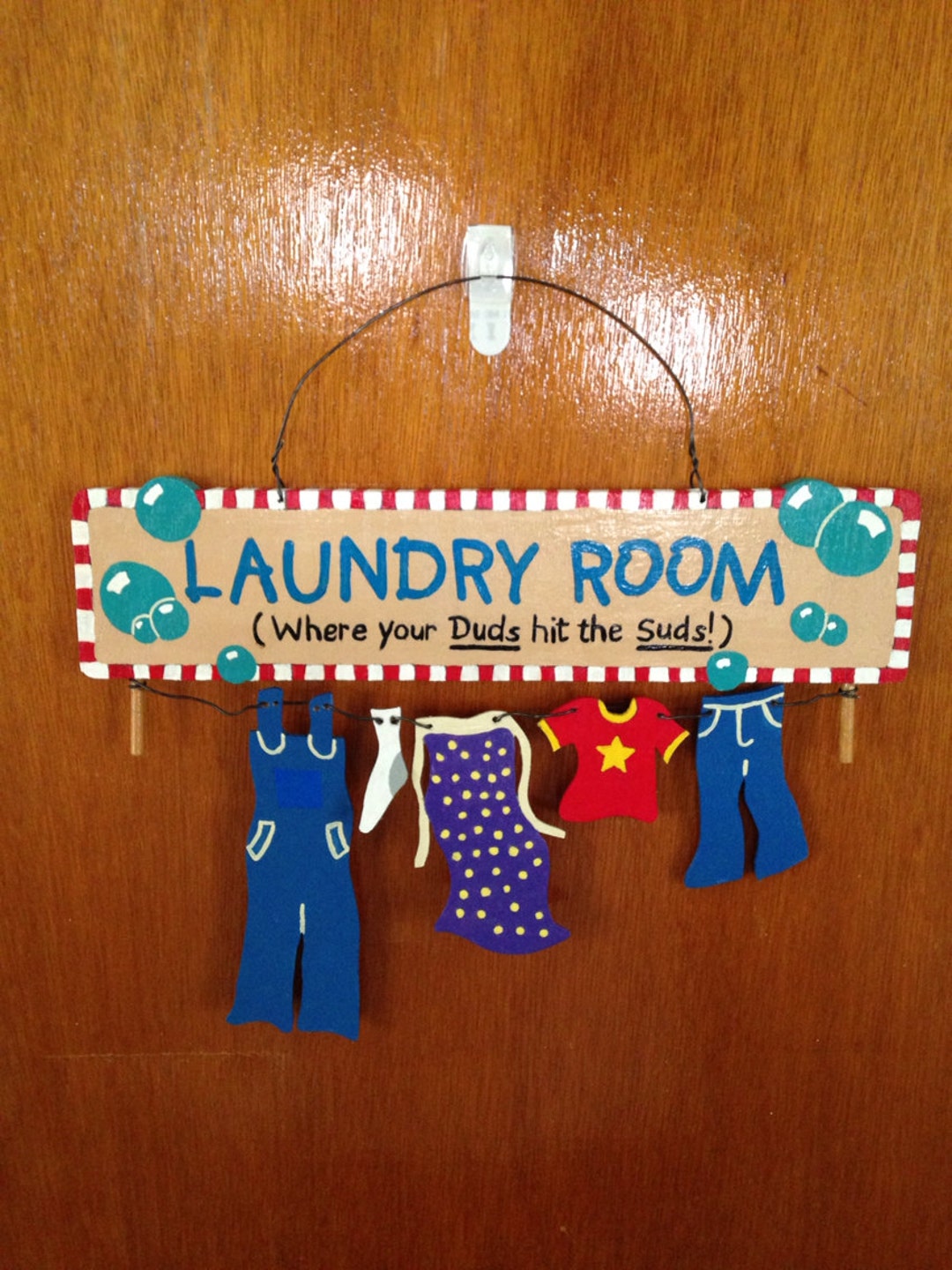 The Laundry Room Sign VII