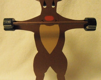 Rudolph Candy Cane Holder