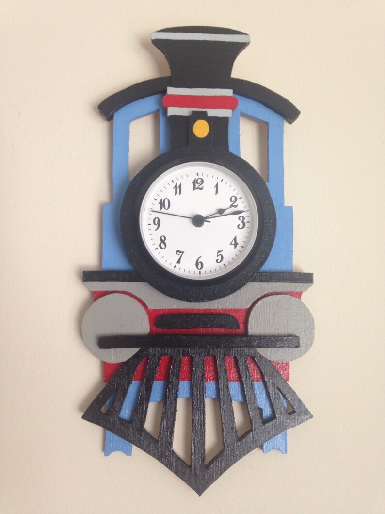 Train Clock Etsy