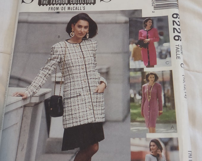 Vintage Chanel-inspired Dress, Cardigan & Skirt Sewing Pattern - Mccall ...