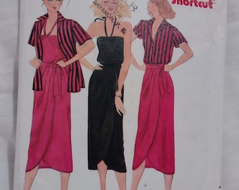 Butterick 6581 Nancy Stolkin Shirt, Camisole and Skirt for moderate stretch, bust 32.5