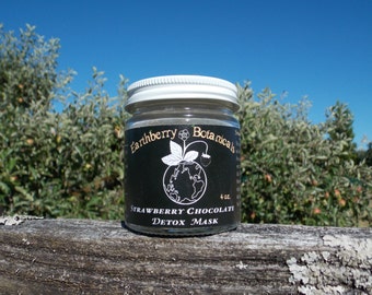 Clay-Maske, Detox Gesichtsbehandlung, pflanzliche Maske für verstopfte Haut