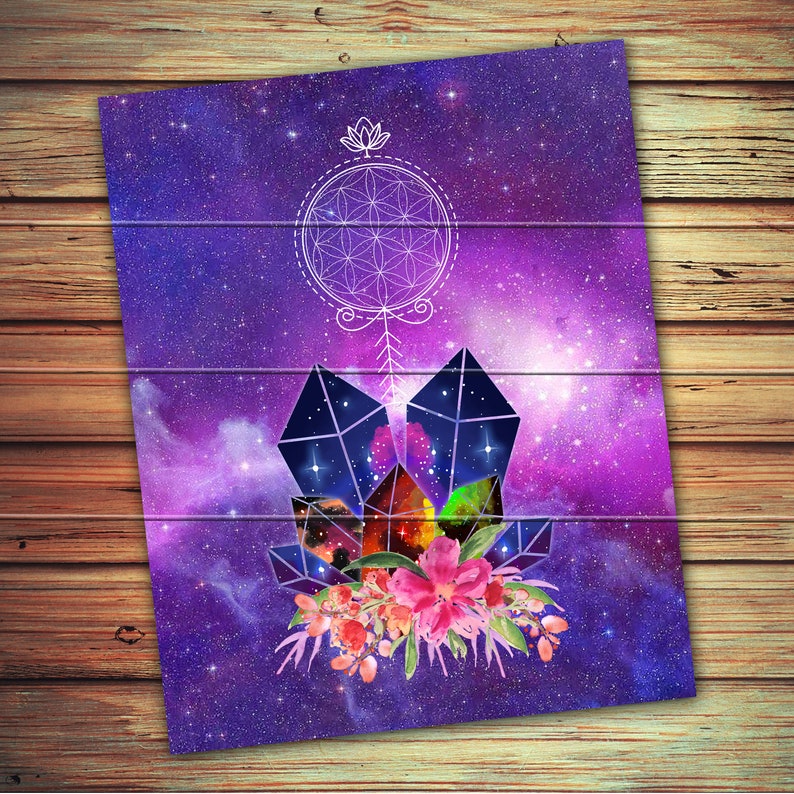 Sacred Geometry 8 X 10 Digital Art Print Home | Etsy