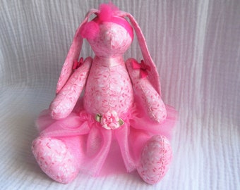 Handmade Bunny Rag Doll OOAK