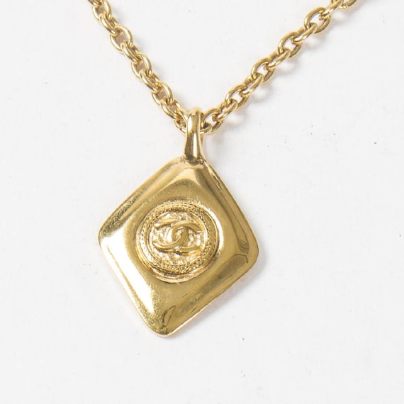 authentic chanel necklace, vintage chanel cc neckl