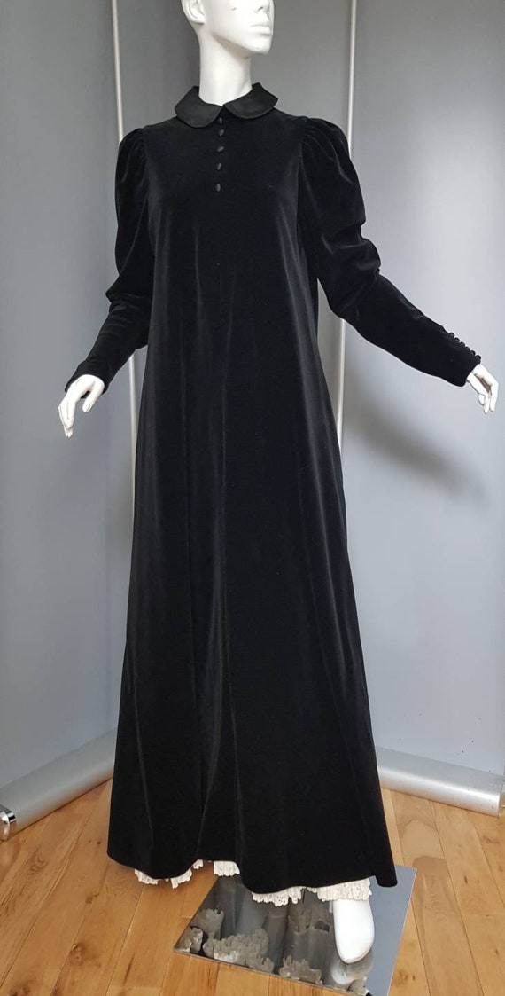 velvet caftan dress