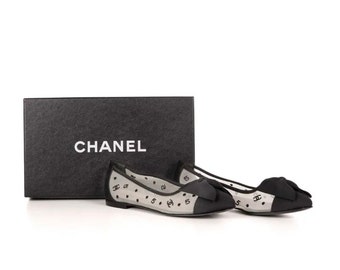 Chanel Nummer 5 Ballet Pumps, CC BALLET PUMP, Ballerina Schuhe, Ballerina Wohnungen