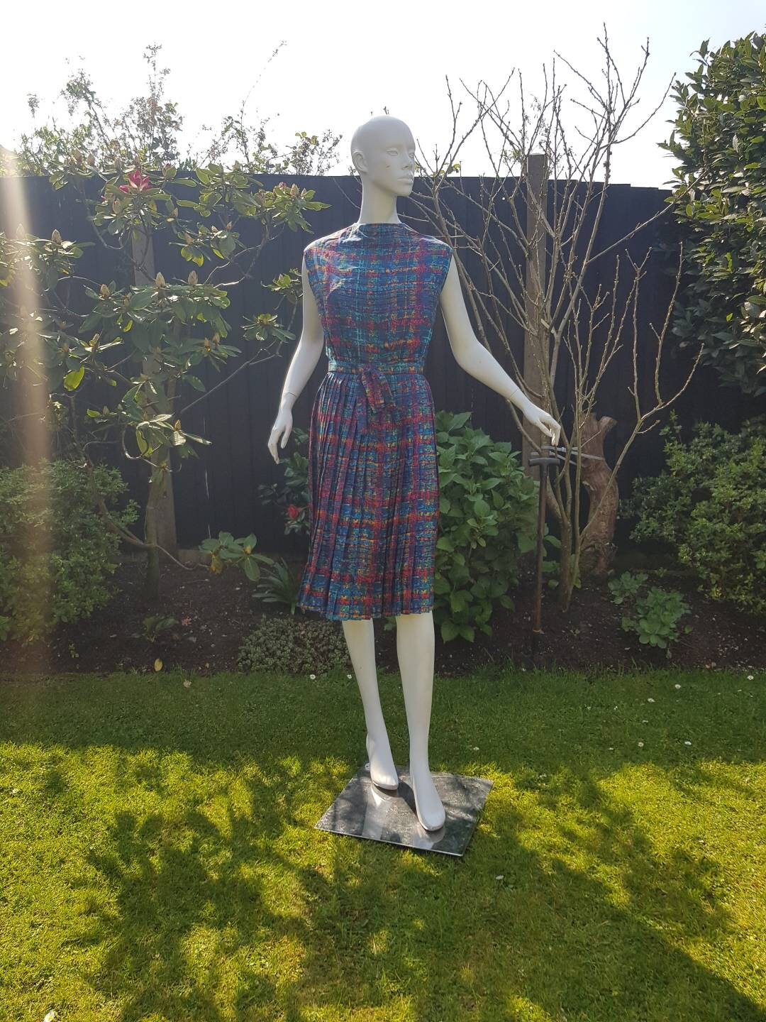 Image of S Dior Numbered Demi Couture Silk Sleeveless Dress With Jacket Bolero Uk  Us