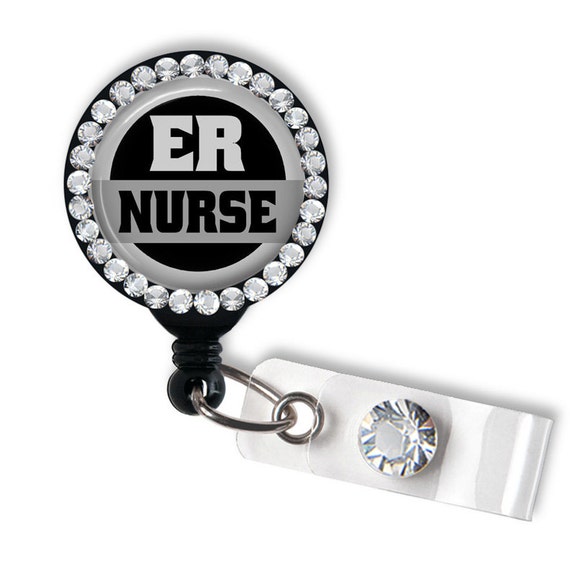 Er Badge Reel Emergency Room Nurse Er1