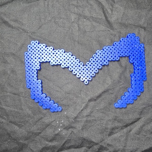 Handmade Mazda Evil M Logo – Pixel Bead Art for Car Enthusiasts