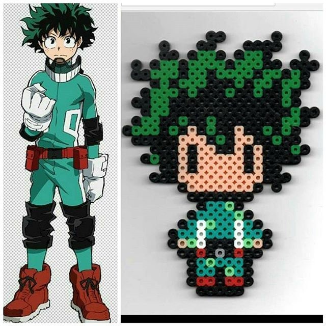 Perler Bead My Hero Academia Class 1A Deku Etsy Canada