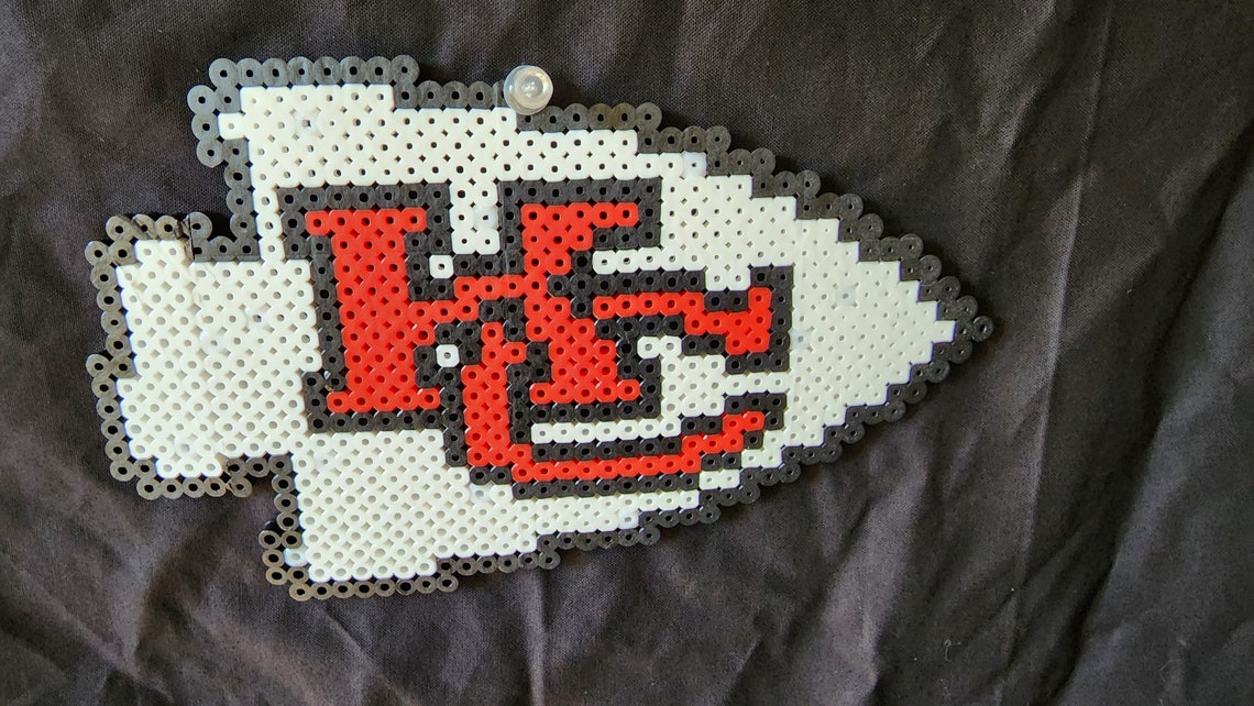 Perler Bead Kansas City Chiefs Logo Etsy