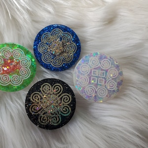 Hmong Motif Design Phone Holder | Paj Ntaub Phone Holder