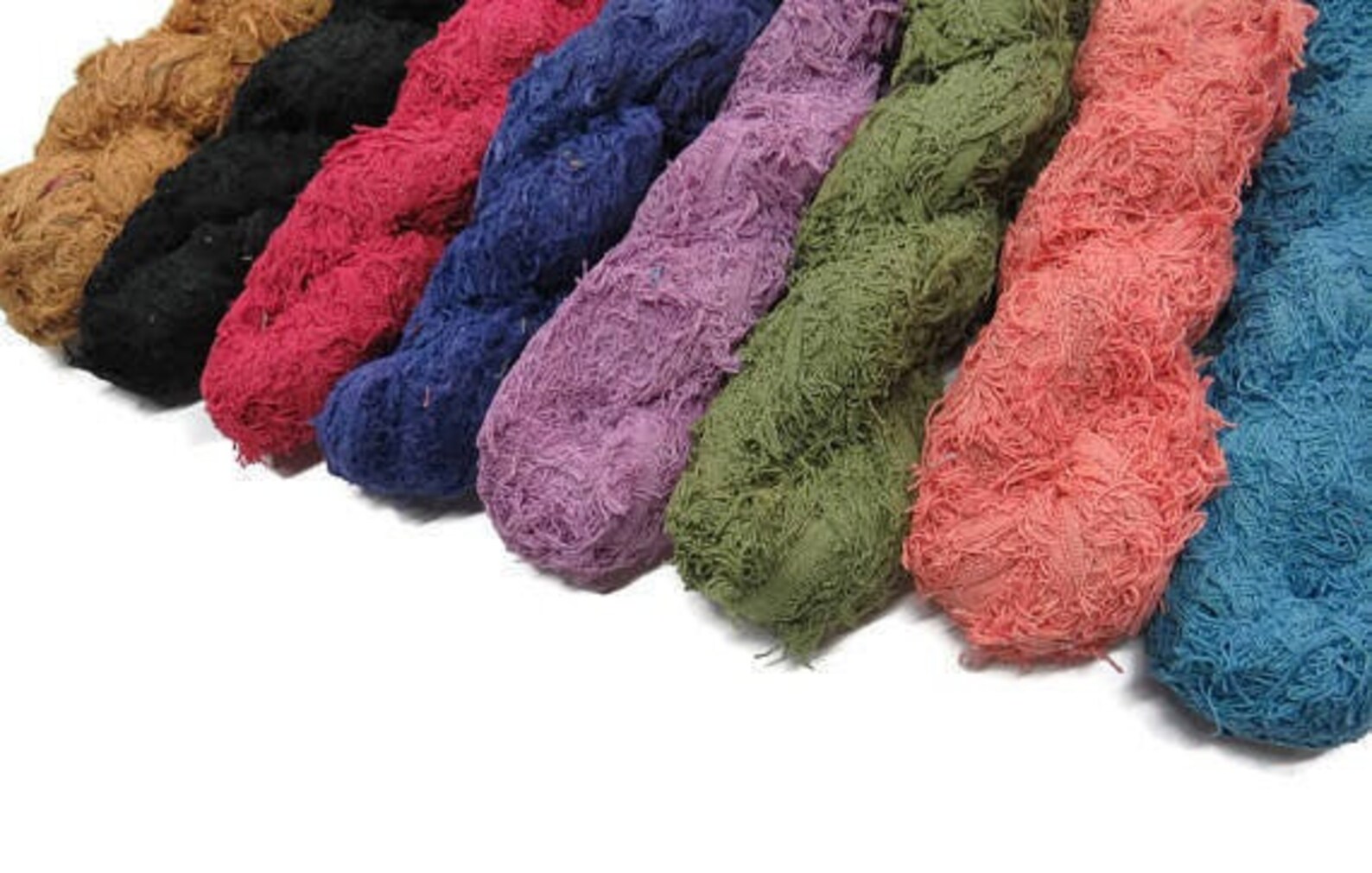 New Fuzzy Tye Dye Cotton Brushed Yarn Color Military Mix Etsy