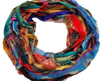 New ! Lurex Metallic thread Sari Silk  Ribbon with designs , 100g