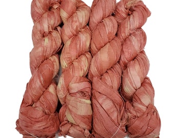 New! Premium Tye dye Sari Silk Ribbon, 100g per skein, SP-29