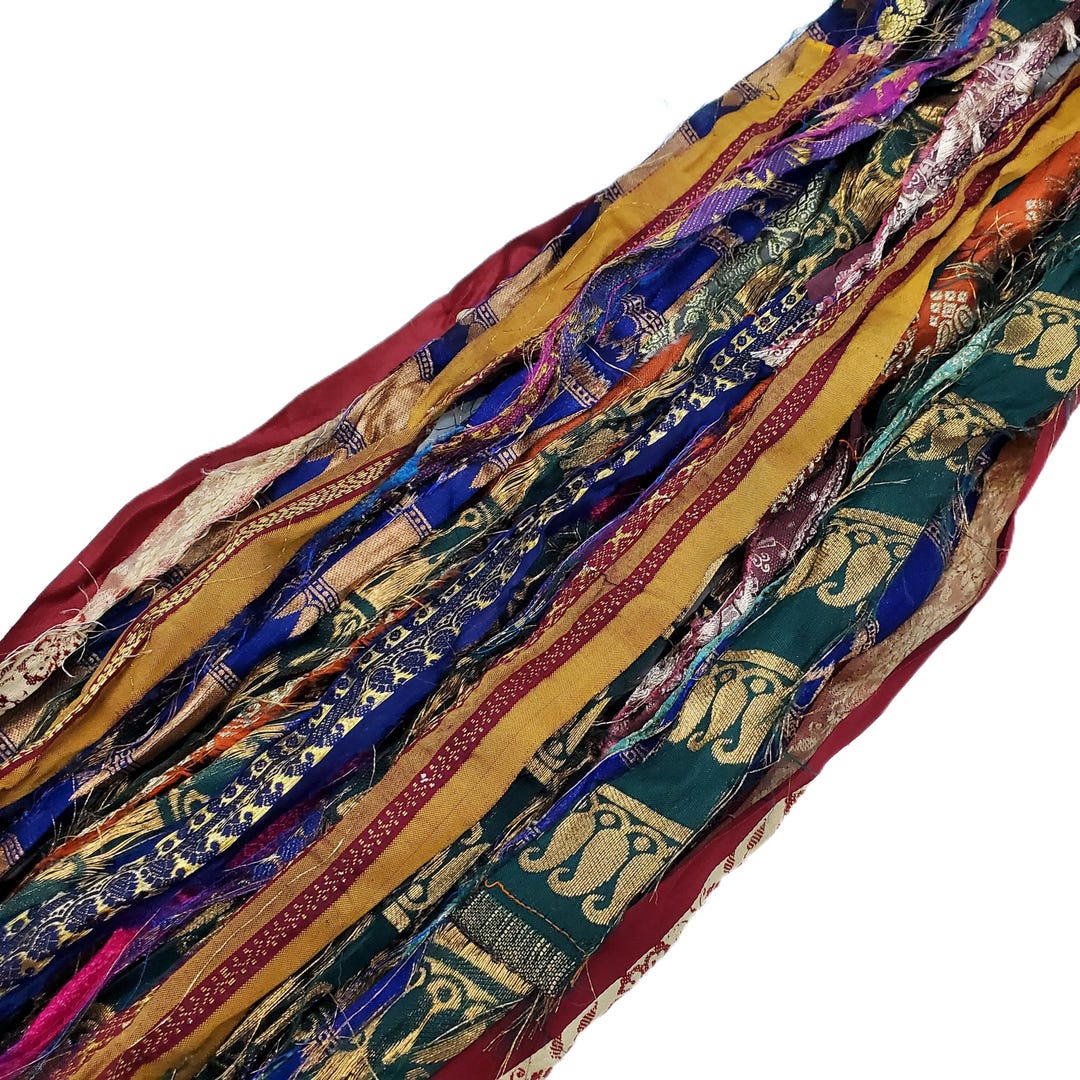 Sari Ribbon Thread Lurex Metallic Thread Sari Silk Ribbon With Designs , 100g per Skein - Etsy