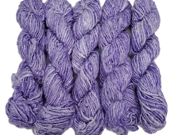 Hilo vegano Banana Silk: violeta claro, viscosa suave