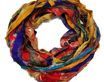 New ! Lurex Metallic thread Sari Silk  Ribbon with designs , 100g