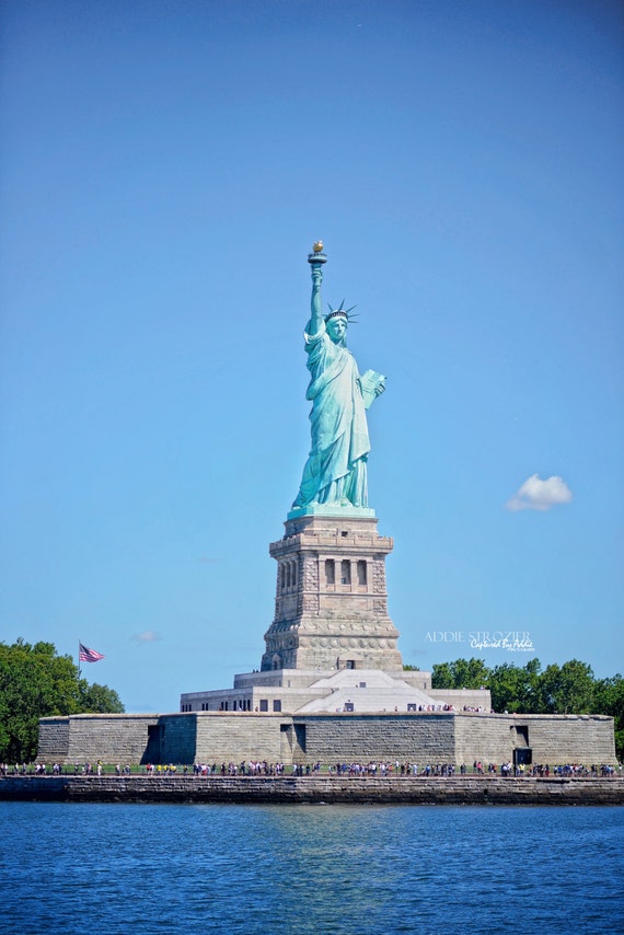 NYC Statue of Liberty Print New York City Photography Print Lady