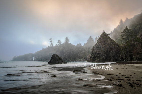 Print Second Beach La Push Washington Twilight Photography Print