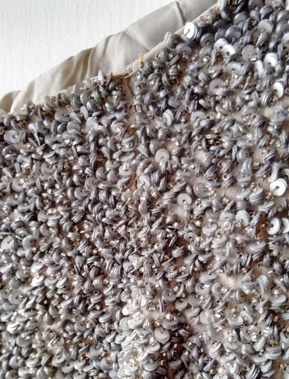 Michael kors silver sequin skirt hot sale