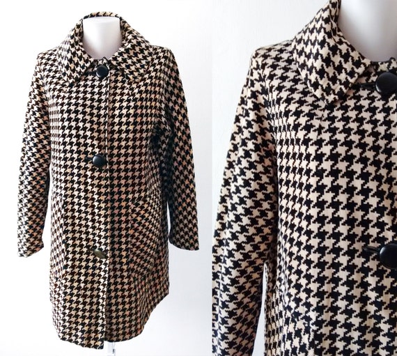 Vintage velvet chequered jacket , chequered jacke