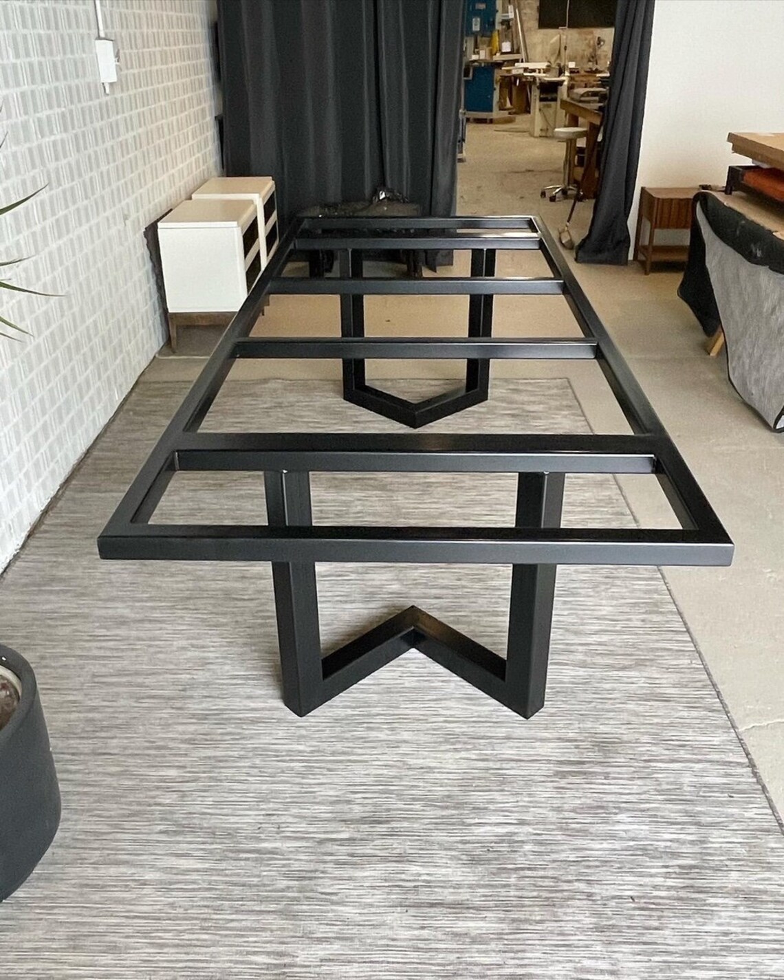 Custom Metal Table Frames and Bases Made to Order Etsy