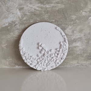 Marble flour,abstract painting,white,gift,structure paste, 40x40,structural image,acrylic painting,white,original,unique,wall decoration,art