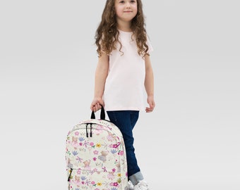 Backpack, Kids Backpack, Bears & Butterflies