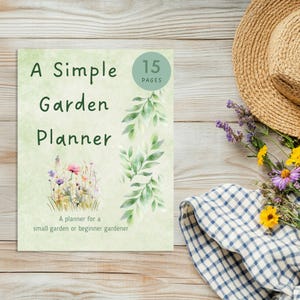 Easy Garden Planner: Simple Small Space Gardening Printable Guide