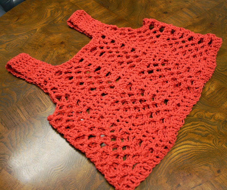 Crocheted Tank Top for Fun in the Sun. Go Orange This Season - Etsy Canada