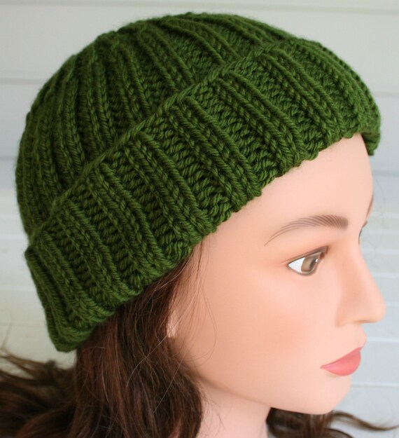 Hand Knitted Toboggan or Beanie Hat for 