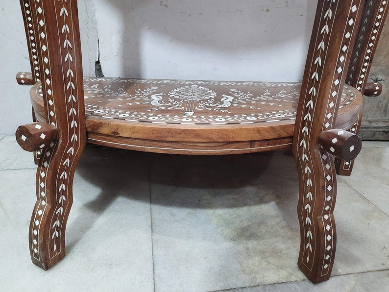 Hand Inlaid Console Table Custom Sizes Available Wooden Etsy