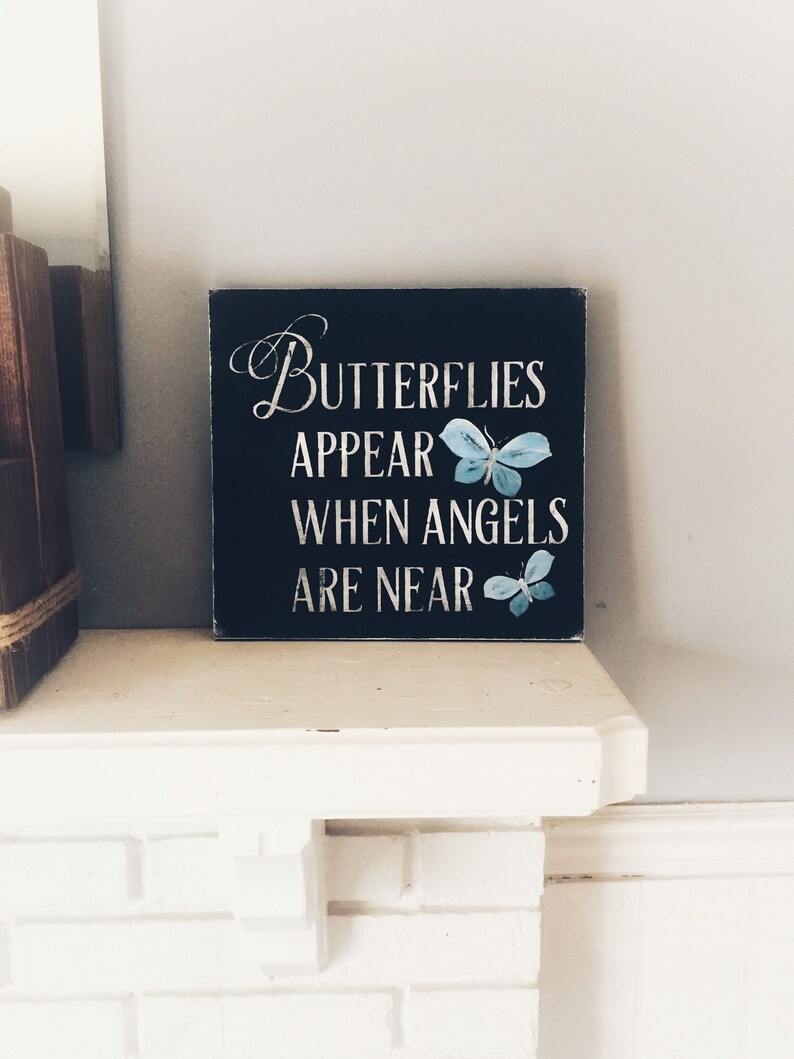 Memorial butterfly sign memorial sign butterfly sign Etsy