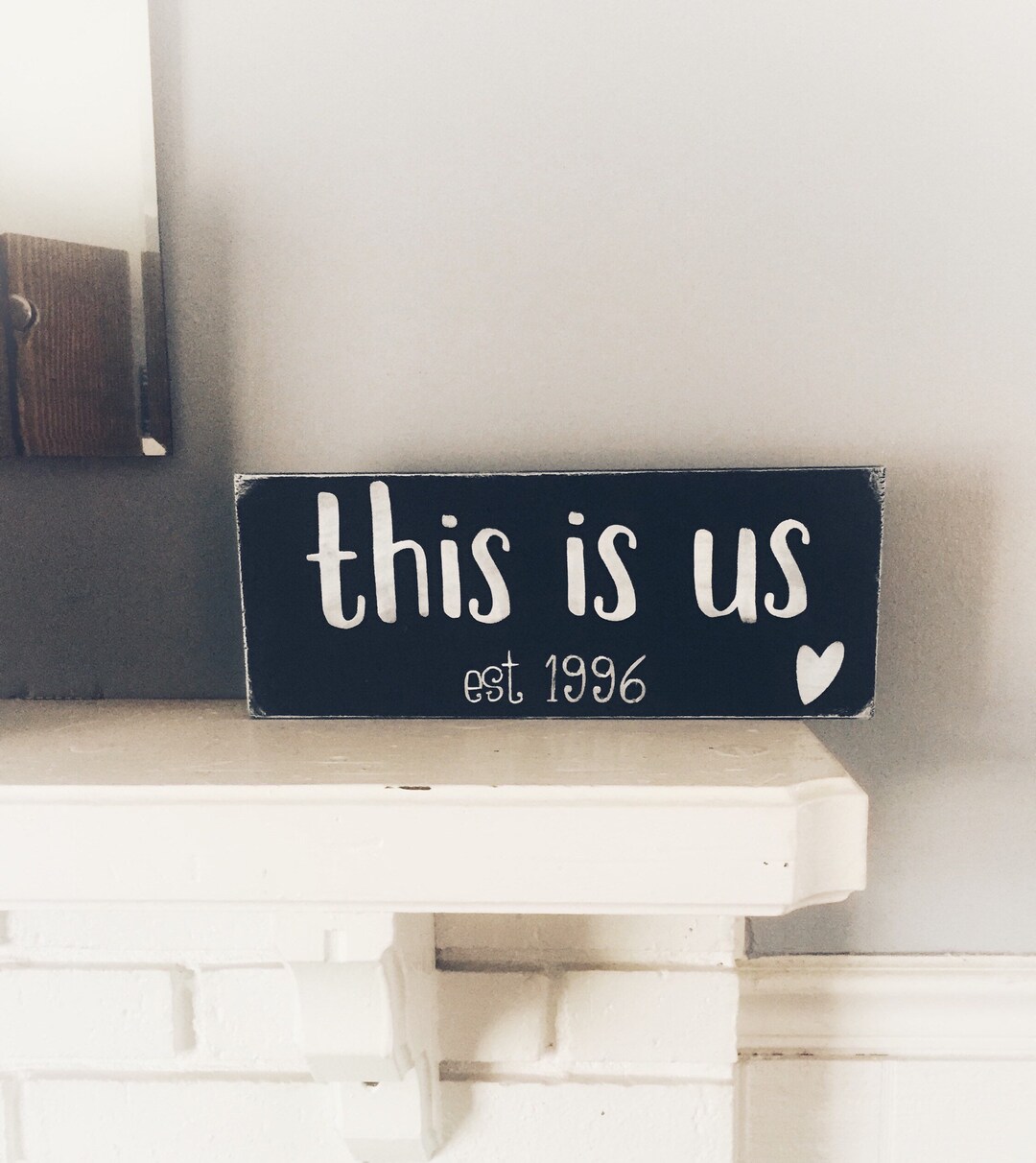 Personalized This is Us Wooden Sign With Date This is Us Etsy