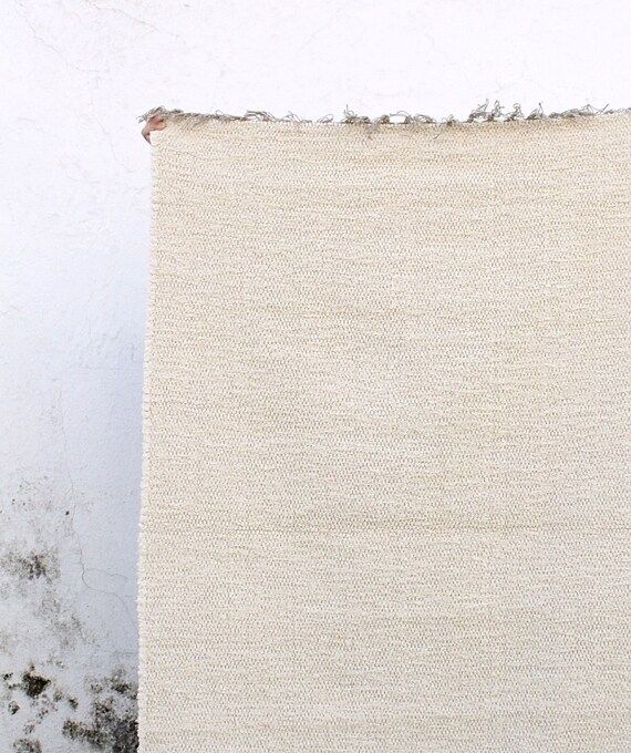 Large Handwoven Cream Rug Bedroom Rug Living Room Rug Etsy