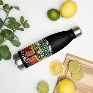 Entfessle deinen inneren Detektiv Löse das Geheimnis der Vergangenheit deiner Familie! Edelstahl Trinkflasche