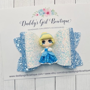 Cinderella Bow - Cinderella Headband - Princess Mouse Ears - Cinderella - Elsa - Ariel - Rapunzel - Snow White - Aurora - Belle