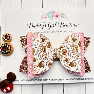 Disney Snacks Bow, Disney Snack Headband, Mickey Ears, Mickey Mouse Ears, Disney Ears, Minnie Mouse Ears Clips, Minnie Ears, Ear Clips