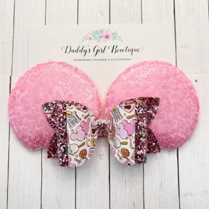 Mouse Ear Clips, Minnie Ears, Minnie Mouse Ear Clips, Mickey Ears, Minnie Mouse Ears, Mouse Ear Clips, Mickey Mouse Ears Clips, Disney Snack