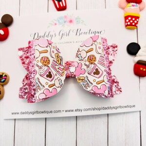 Disney Snacks Bow, Disney Snack Headband, Mickey Ears, Mickey Mouse Ears, Disney Ears, Minnie Mouse Ears Clips, Minnie Ears, Ear Clips