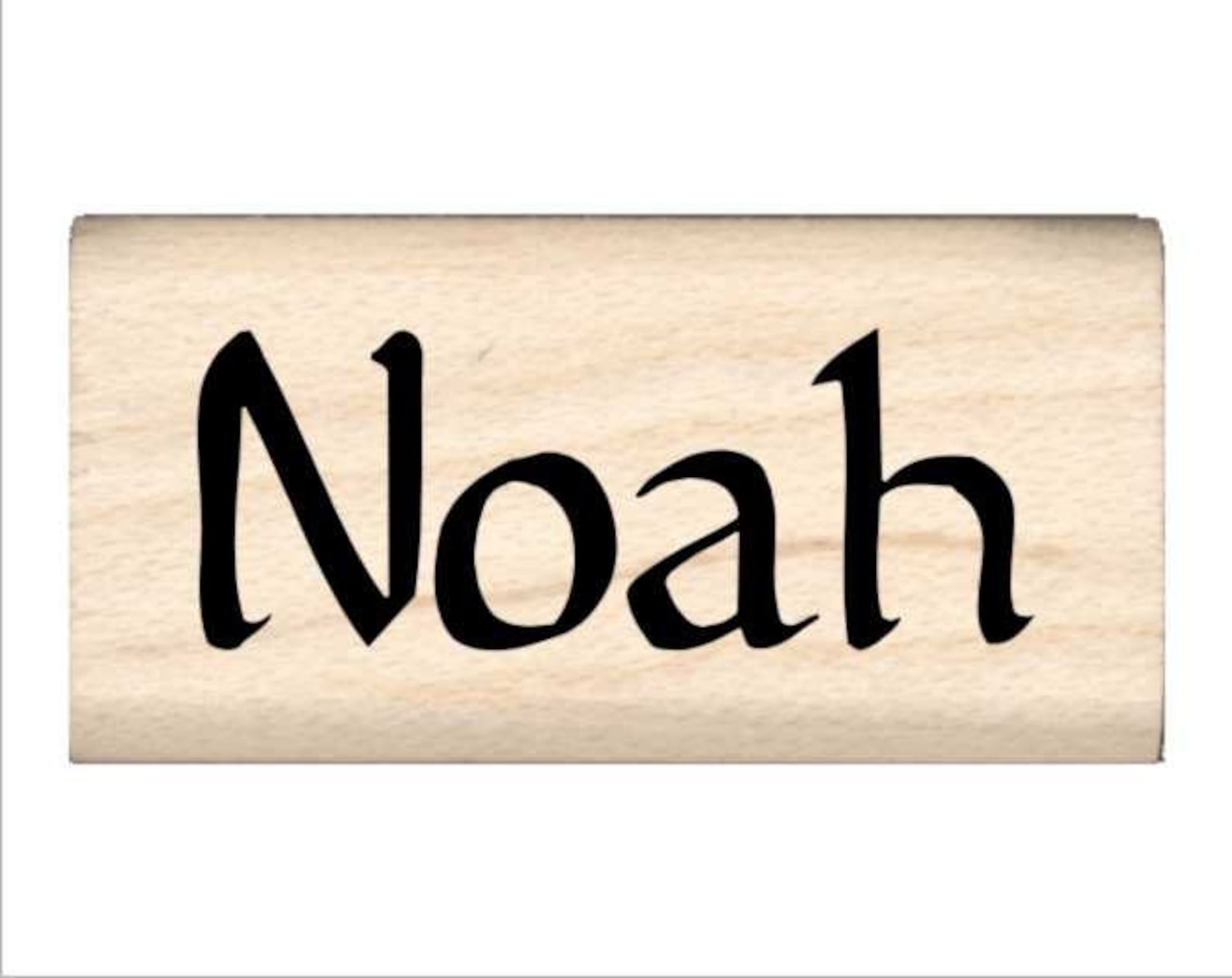 Noah Name Rubber Stamp for Kids Etsy