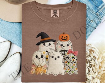 Familia Ghost de Comfort Color - Aspecto bordado