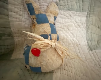 Handmade quilted bunny