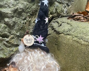 NackleBell, wizard needle felted gnome