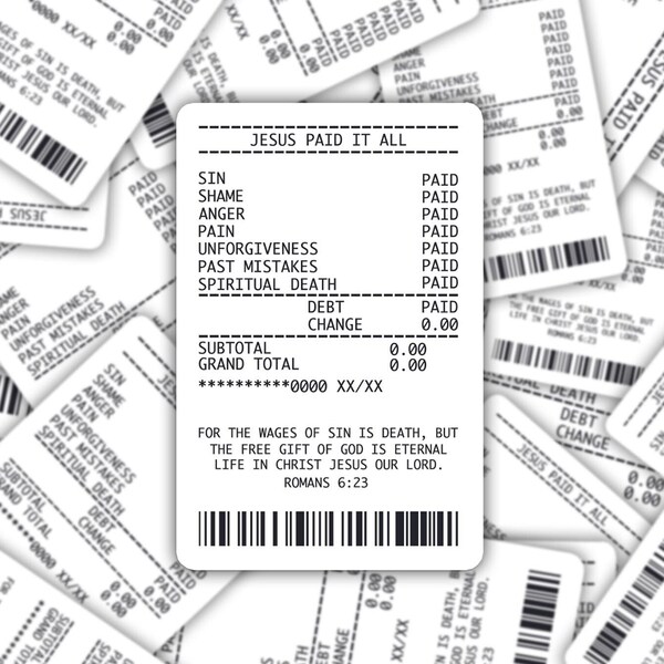Jesus Paid It All - Etsy